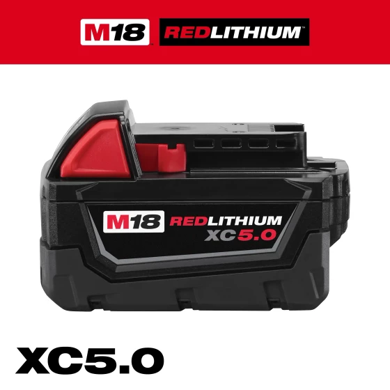 Milwaukee M18-Compatible XC5.0 Battery