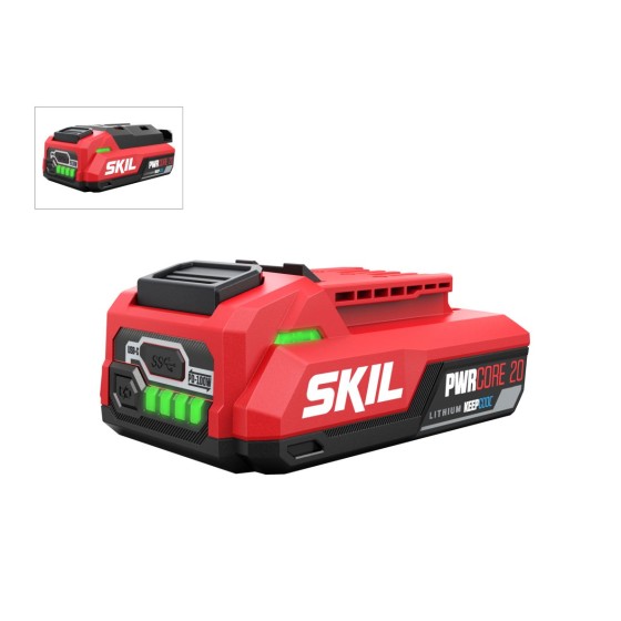SKIL BR1E3142AA 20V 2.0Ah Keep Cool battery with USB-C 2-sided PWRCORE 20
